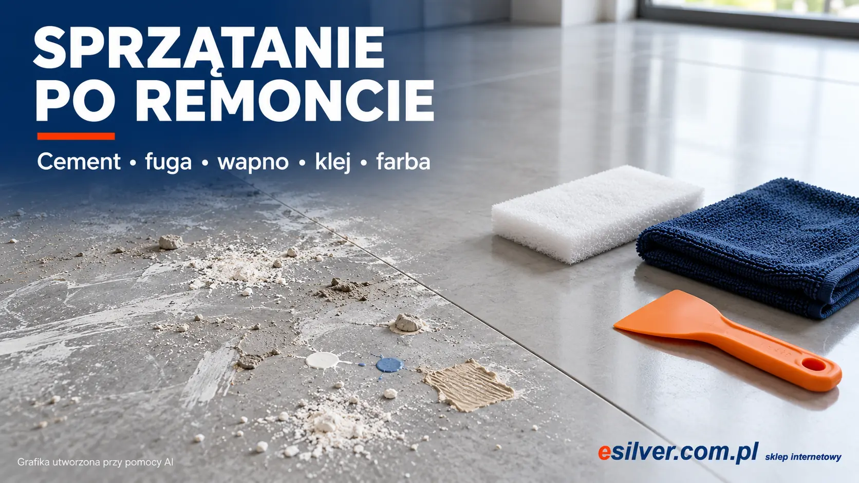 Cement, fuga, wapno, klej i farba po remoncie – czym je usunąć bez zniszczenia płytek? Cement, fuga, wapno, klej i farba po remoncie – czym je usunąć bez zniszczenia płytek?