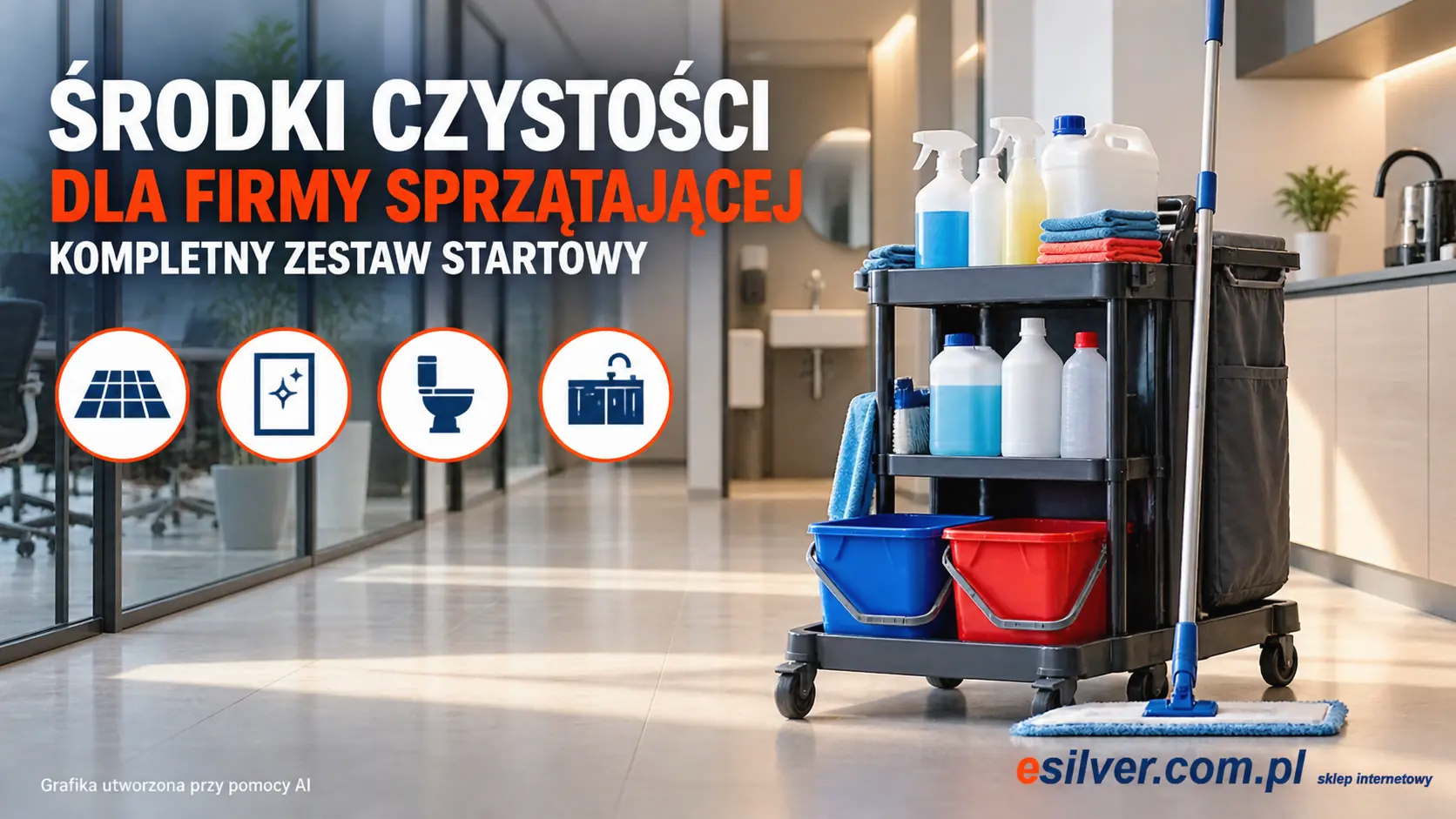 Jakie środki czystości wybrać do firmy sprzątającej? Kompletny zestaw startowy Jakie środki czystości wybrać do firmy sprzątającej? Kompletny zestaw startowy