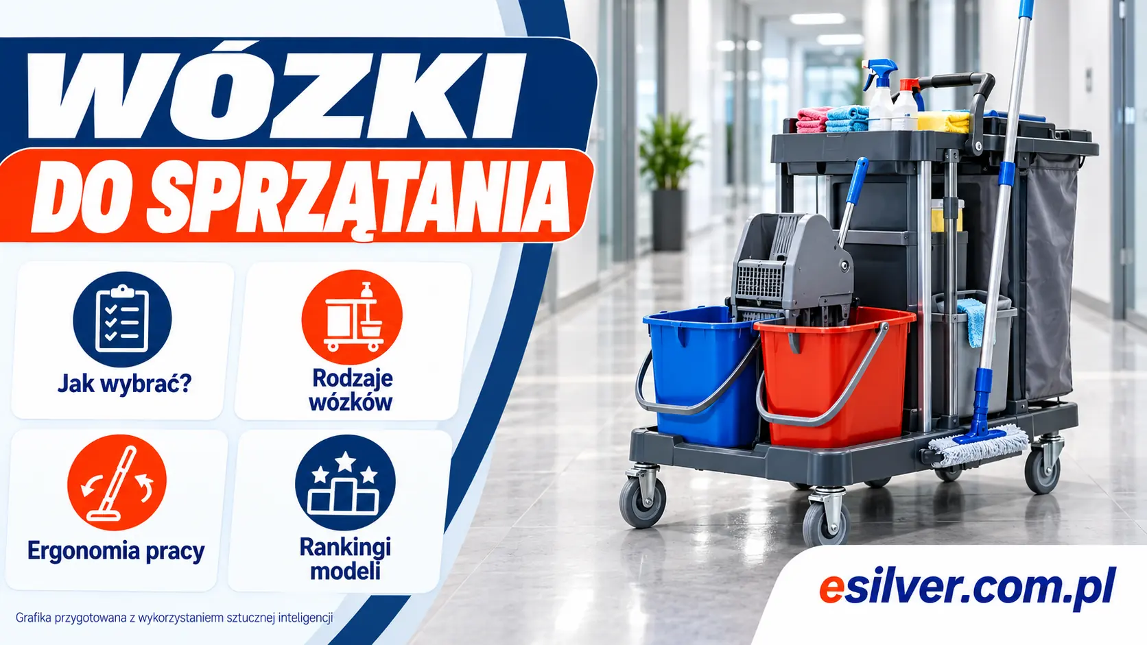 Wózki do sprzątania – poradniki, porównania i pomoc w wyborze
