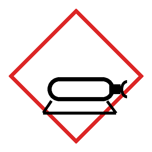 Piktogram GHS04 - gaz pod ciśnieniem
