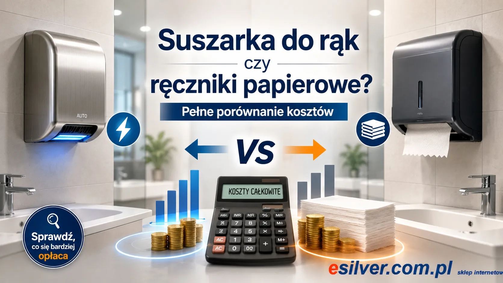 Suszarka do rąk czy ręczniki papierowe – pełne porównanie kosztów