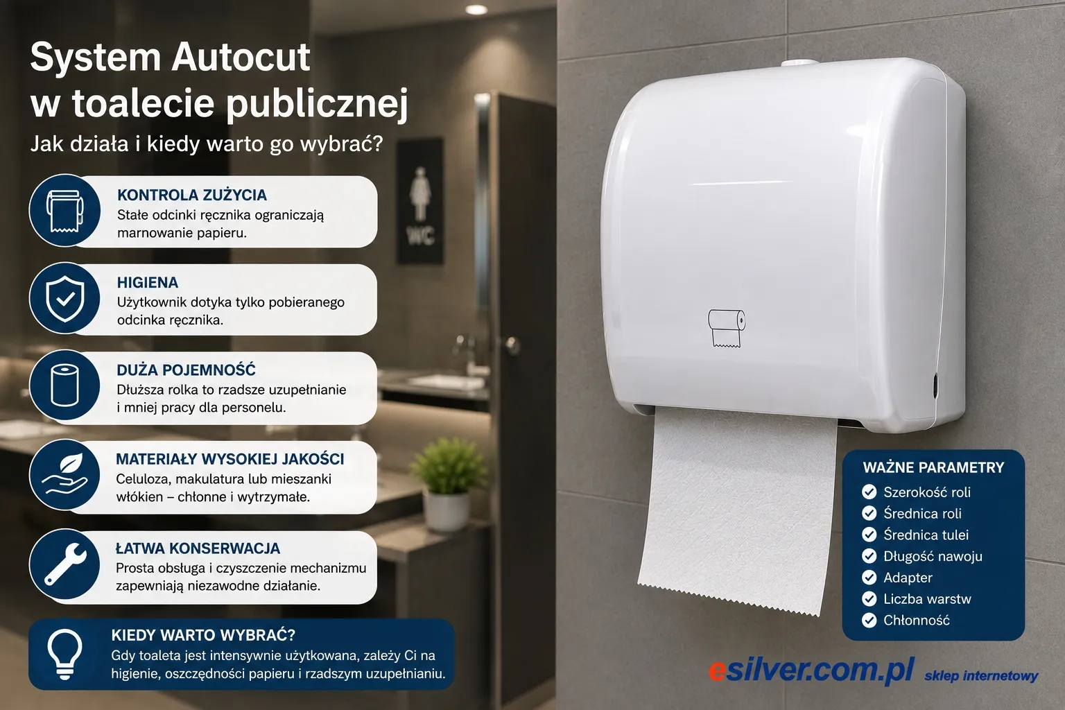 System Autocut w toalecie publicznej – jak działa i kiedy warto go wybrać?