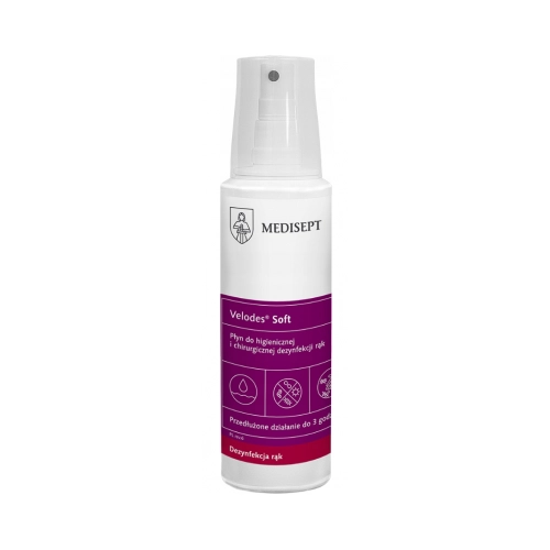 Płyn do higienicznej i chirurgicznej dezynfekcji rąk Medisept Velodes® Silk 250 ml