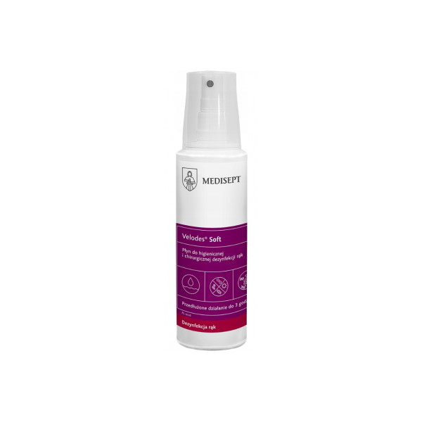 Płyn do higienicznej i chirurgicznej dezynfekcji rąk Medisept Velodes® Silk 250 ml