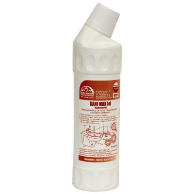 Płyn do czyszczenia i dezynfekcji toalet - Sani Max gel 750 ml Dolphin