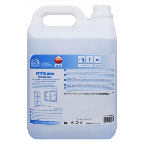 Dolphin Crystal nano 5 L środek do mycia luster i szyb