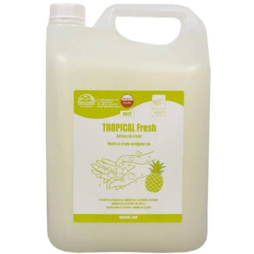 Mydło w płynie do rąk Tropical Fresh 5 L - gliceryna / kompleks witamin