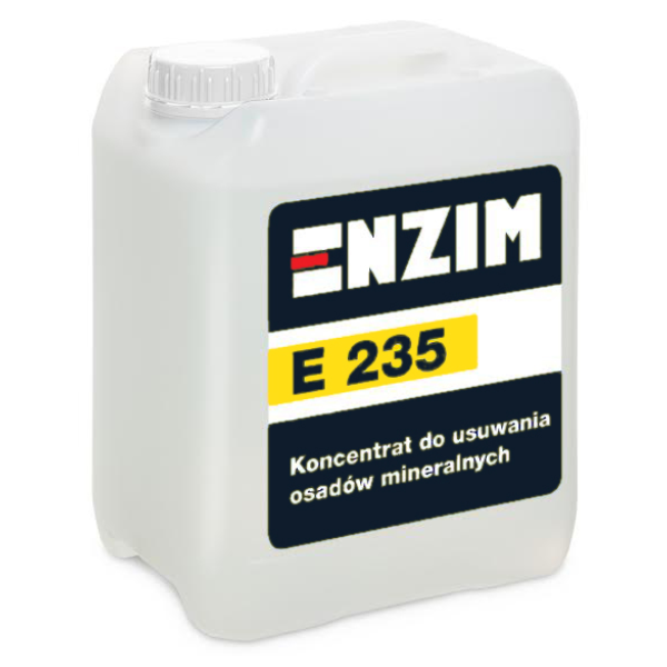 Enzim E235 koncentrat do usuwania osadów mineralnych w zmywarkach gastronomicznych