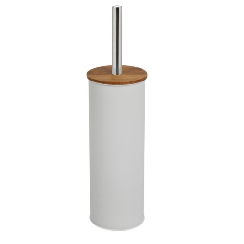 Szczotka WC Tuba biała Bamboo