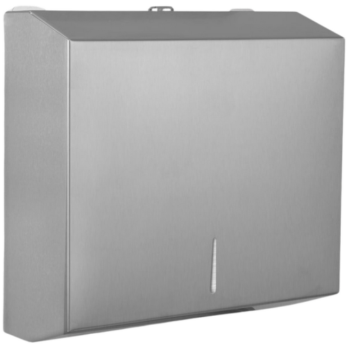 Dozownik / Pojemnik metalowy na ręczniki papierowe ZZ stal matowa Silver