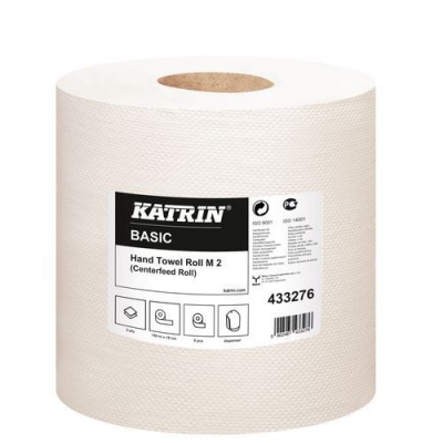 Ręcznik papierowy w roli Katrin M2 150 mb - naturalna biel