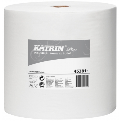 Czyściwo przemysłowe Katrin Classic XL 2 naturalnie białe