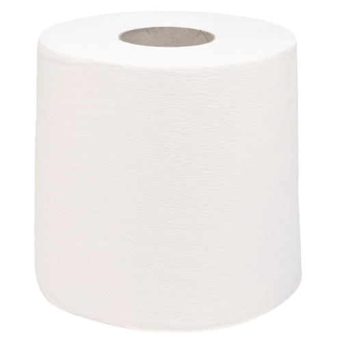 Biały ręcznik papierowy Katrin w roli 150 m – widok produktu