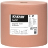Brązowe jednowarstwowe czyściwo papierowe 1000m Katrin Basic Industrial Towel XL Brown Low Pallet – czyściwo papierowe,