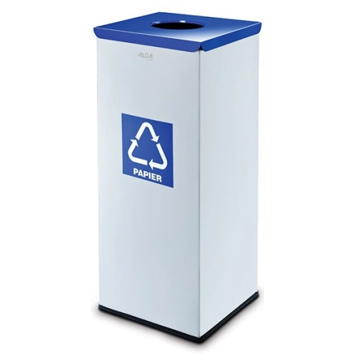 Kosz do segregacji odpadów 50l niebieski Papier