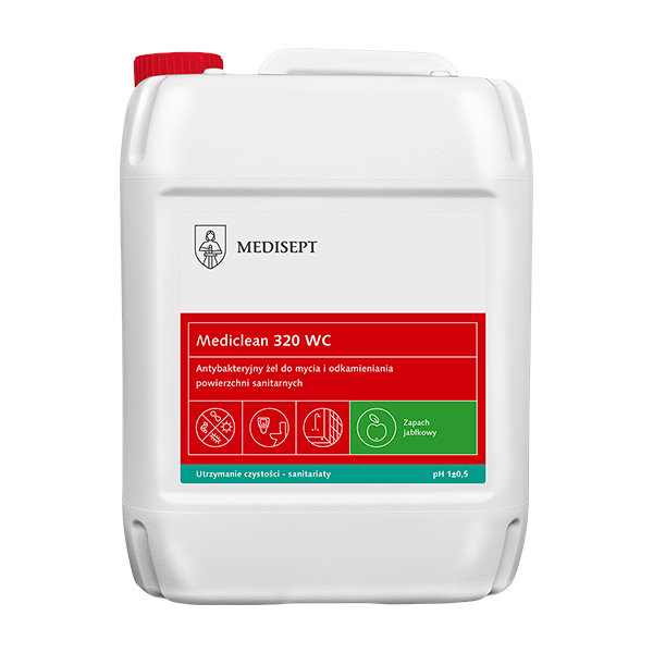 Mediclean WC Clean antybakteryjny żel do toalety jabłkowy