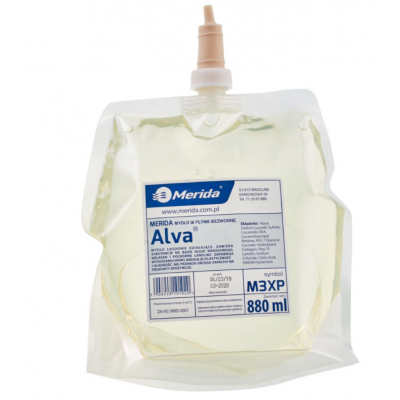 Mydło w płynie dla przemysłu spożywczego ALVA wkład 880 ml bezwonne