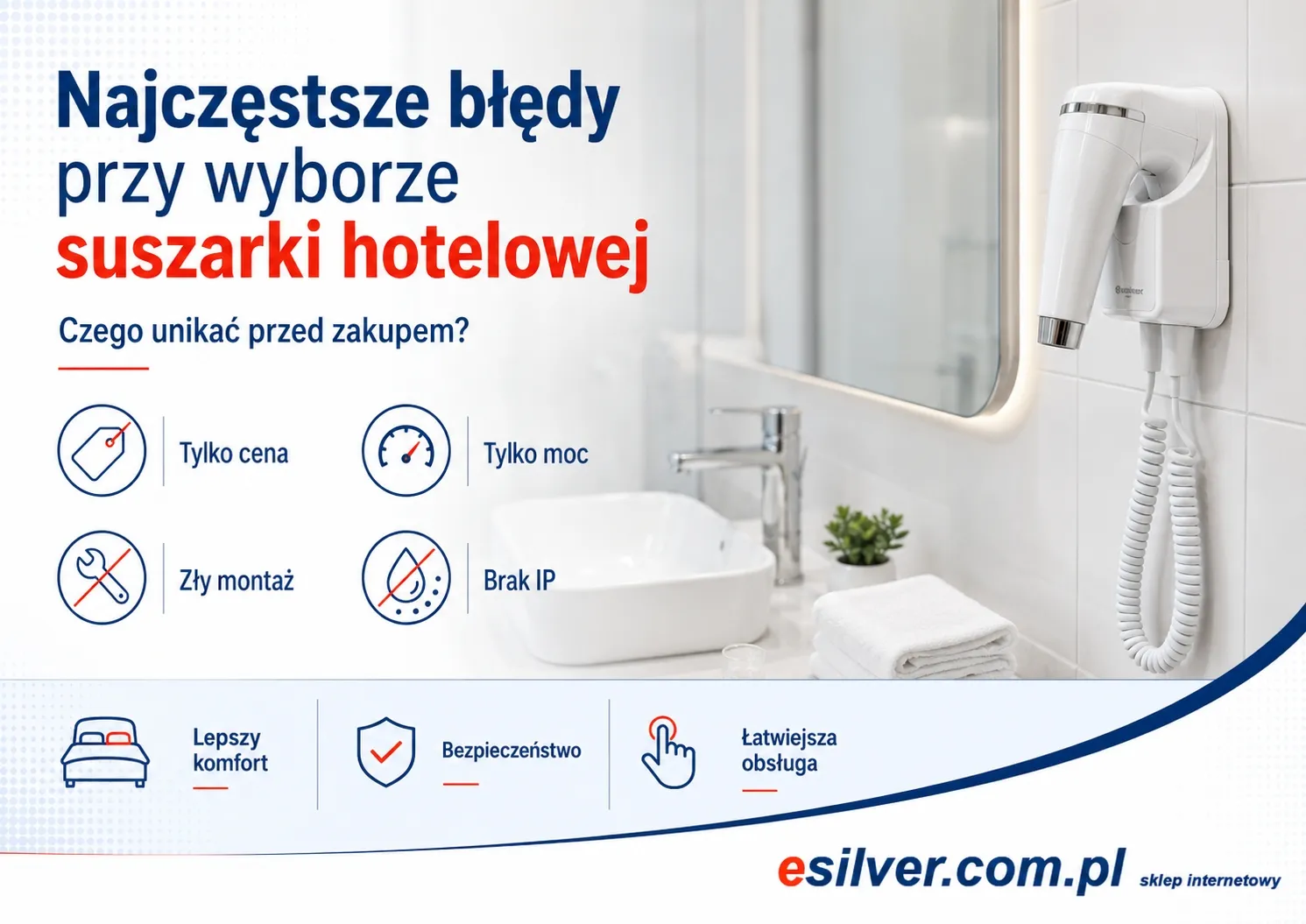 Najczęstsze błędy przy wyborze suszarki hotelowej do włosów — czego unikać przed zakupem?