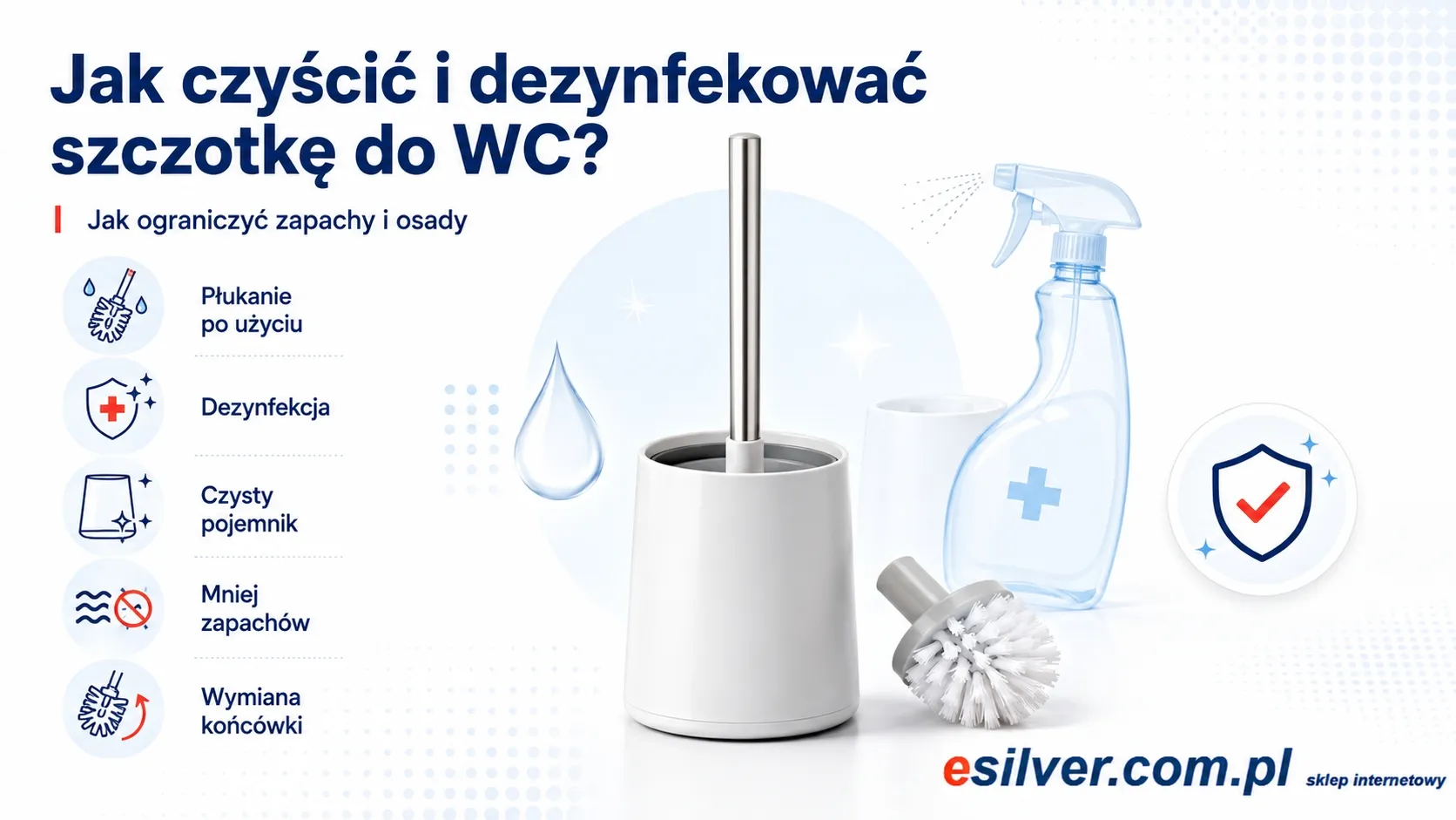 Jak czyścić i dezynfekować szczotkę do WC, żeby ograniczyć zapachy i osady?