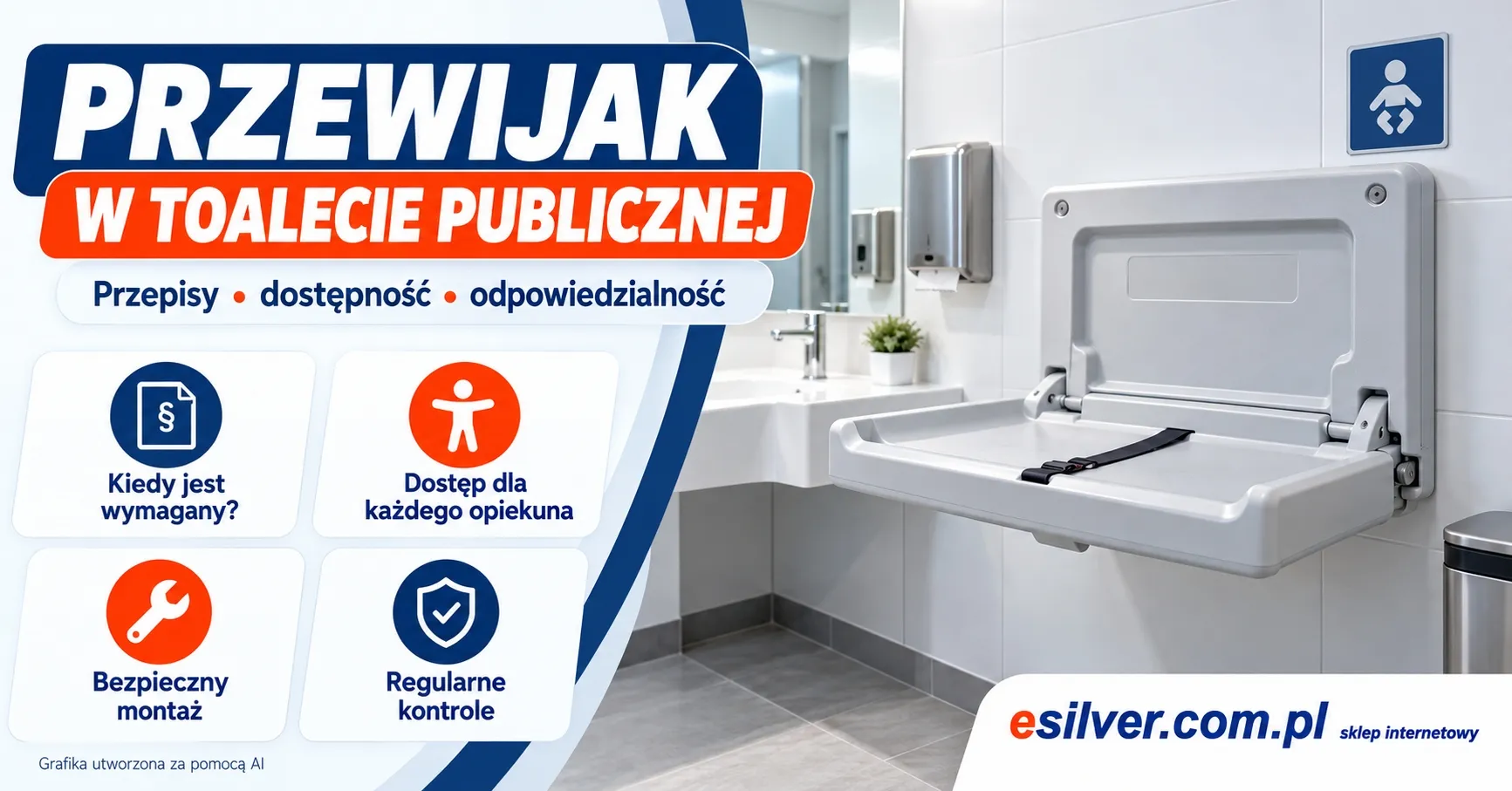 Przewijak w toalecie publicznej – przepisy, dostępność i odpowiedzialność zarządcy obiektu Przewijak w toalecie publicznej – przepisy, dostępność i odpowiedzialność zarządcy obiektu