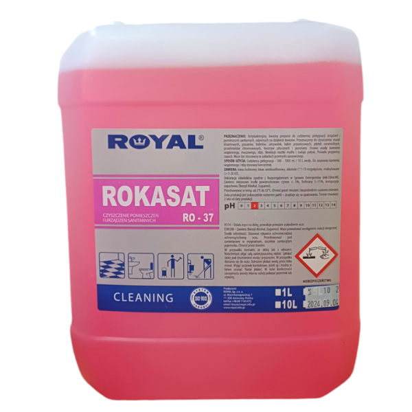 Royal Rokasat 10 l płyn antybakteryjny do sanitariatów i pomieszczeń