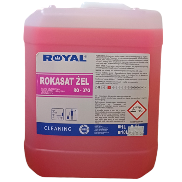 Royal Rokasat Żel 5 l - do czyszczenia pomieszczeń i urządzeń sanitarnych