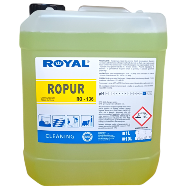 Ropur Royal 10 l płyn do usuwania tłuszczu i brudu