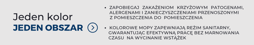 Kolorowe mopy do mycia podłóg