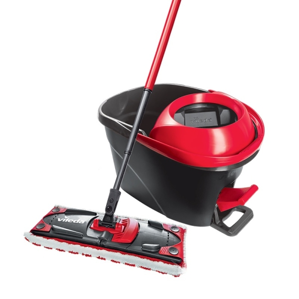 Mop płaski XL + wiadro z wyciskaczem obrotowym