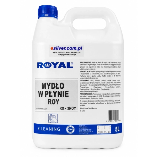 Mydło w płynie antybakteryjne Roy Royal 6 l