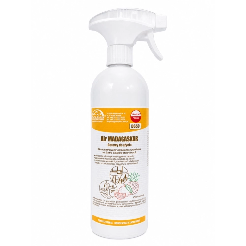 Odświeżacz powietrza Dolphin Madagaskar 750 ml – opakowanie odświeżacza, wariant madagaskar