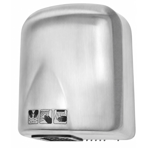 Wygląd suszarki do rąk ze stali nierdzewnej 1650W ECO