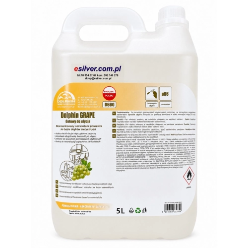 Odświeżacz powietrza w płynie Dolphin Air Grape 5L