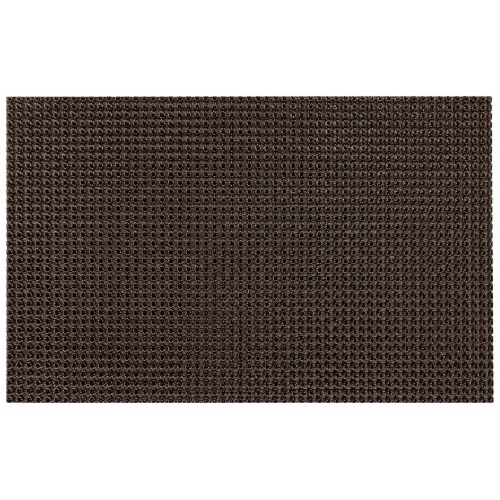 Brązowa prostokątna wycieraczka wejściowa igłowa 60 × 90 cm