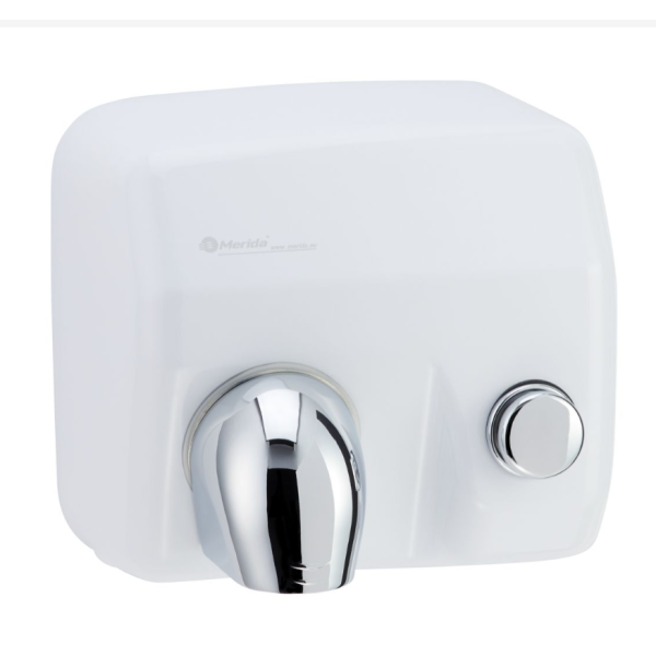 Elektryczna metalowa suszarka do rąk Merida SaniFlow biała 2250 W